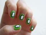 Nail art Kiwi