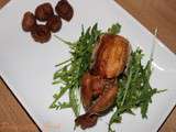 Cailles farcies aux marrons et champignons