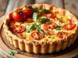 Découvrez la Délicieuse Quiche Provençale aux Tomates et Chèvre