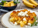 Découvrez la recette irrésistible du crumble de patate douce et feta