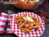 Gratin de Pâte à la Tomate et aux Fromages