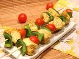 Brochettes de poulet au curry (au four)