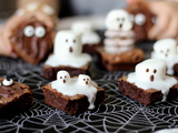 Brownies fantômes pour Halloween