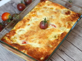 Clafoutis aux tomates cerises et au parmesan