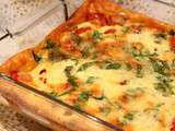 Clafoutis aux tomates cerises, parmesan et basilic