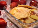 Crêpes aux pommes et aux nectarines