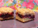 Crumb cake au cassis