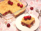 Crumb cake façon clafoutis aux cerises