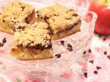 Crumb cake pomme-chocolat