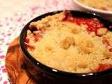 Crumble fraise-rhubarbe