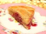 Galette des rois à la framboise