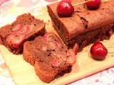 Gâteau au chocolat et aux cerises