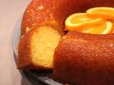 Gâteau moelleux imbibé à l'orange