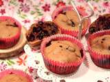 Muffins au cassis et au chocolat