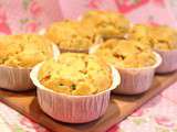 Petits cakes au jambon et à l'ail des ours