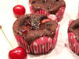 Petits fondants au chocolat et cerises