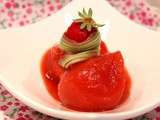 Sorbet fraise-rhubarbe