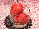 Sorbet framboise-groseille