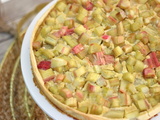 Tarte à la rhubarbe à l’alsacienne