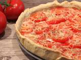 Tarte à la tomate et fromage frais