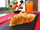 Tarte-crumble aux abricots