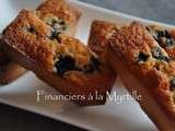 Financiers aux myrtilles