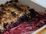 Crumble aux fruits rouges