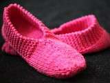 Premiers chaussons en tricot