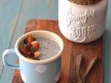 Chia pudding au halva & aux fruits secs