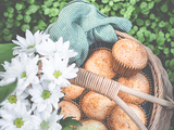 Madeleines au zeste de citron, façon magdalenas