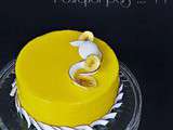 Entremet  banane / coco / citron vert