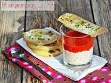 Riz au lait / fraises / tuiles pistaches