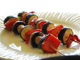 Brochettes de légumes sauce miso #healthy