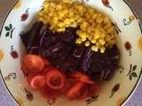 Salade de quinoa / Chou Rouge / Maïs / Tomates