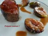 Magret de canard aux figues fraîches