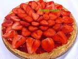 Tarte sablée fraises et citron vert