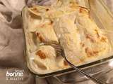 Gratin de quenelles {ma béchamel sans beurre !}