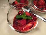 Panna cotta vanille aux fruits rouges