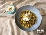 Riz aux lentilles façon Mujaddara libanais