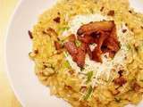 Risotto d'automne au Marsala et au bacon