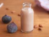 Lait d’amandes aux figues fraîches maison