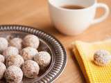 Snack énergétique aux dattes et beurre de cacahuètes