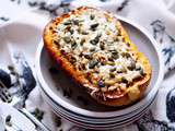 Butternut farcie : volaille, champignons et marrons