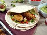 Tortillas de poulet croustillant