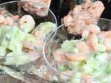 Concombre aux crevettes – de Gabie