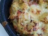 Gratin de chou-fleur au jambon