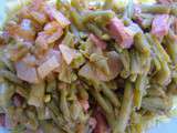 Haricots verts au jambon