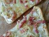 Tarte flambée maison {salée et sucrée}