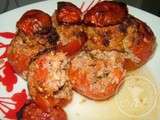 Tomates farcies au veau