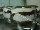 Verrine choco – mousse coco – de dukanauvores